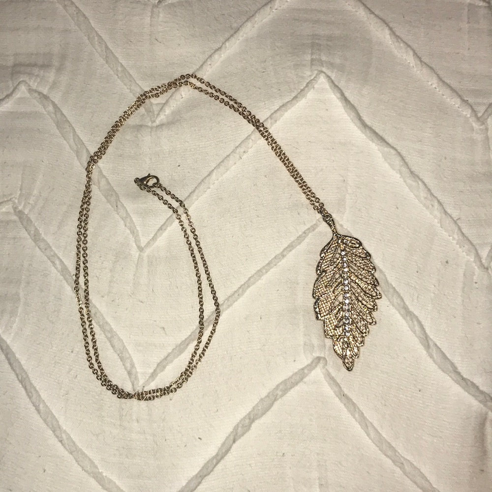 Gold Leaf necklace (BUNDLE WITH MATCHING SILVER)